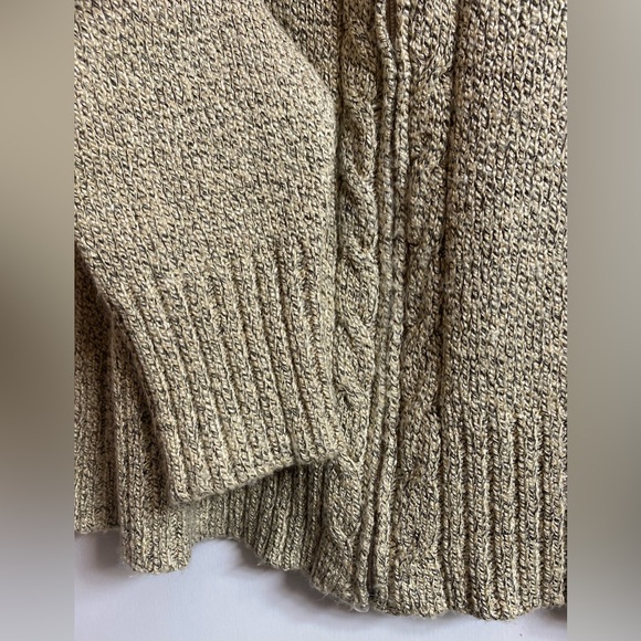 Carolyn Taylor Women's XL Beige Cardigan Full Zip Up Sweater Long Sleeve - Picture 4 of 8